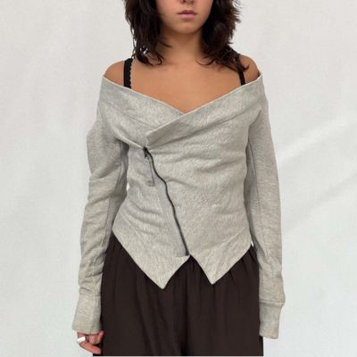 Vivienne Westwood x Lee asymmetric cardigan