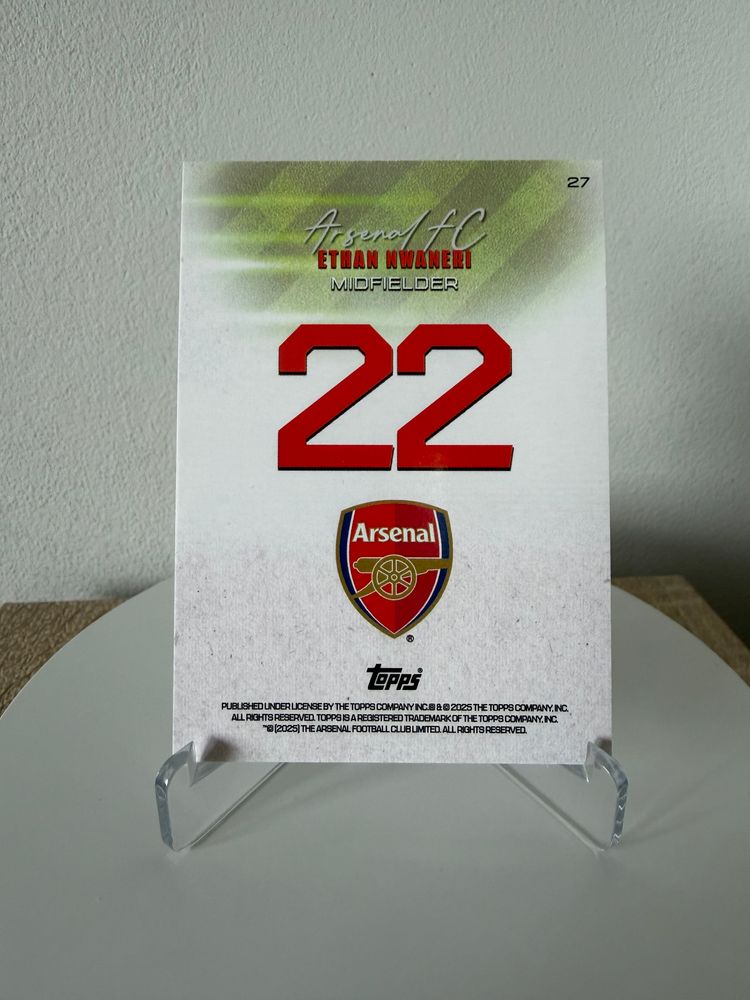 Immagine di Ethan Nwaneri 25/75 Team Set Arsenal 25/26 2