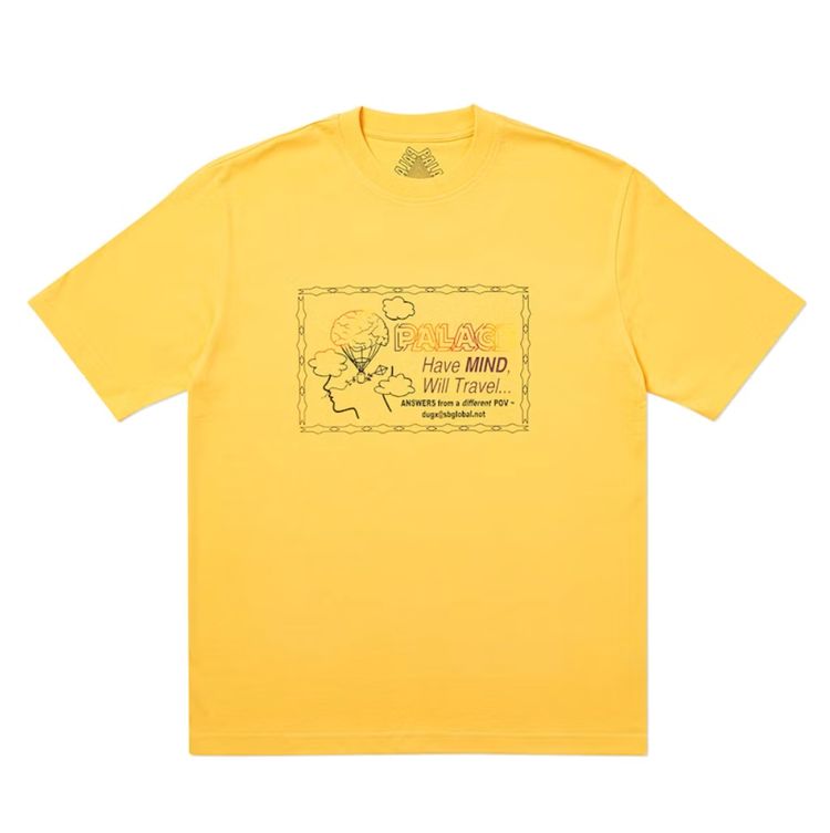 Palace Don't Call Me I'll Call You T-Shirt Yellow (Summer 2020)