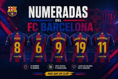 Numeradas del Fc Barcelona