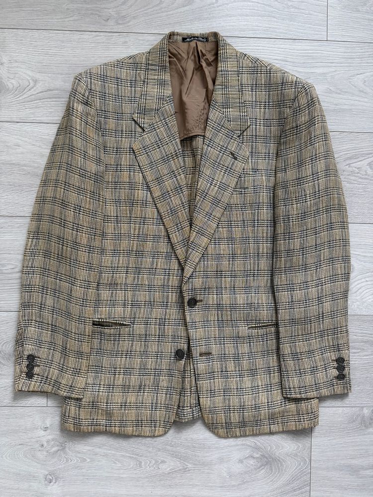 Giorgio Armani Mainline 1980s Linen Cotton 2B Textured Sport Jacket Blazer - Size M image 10