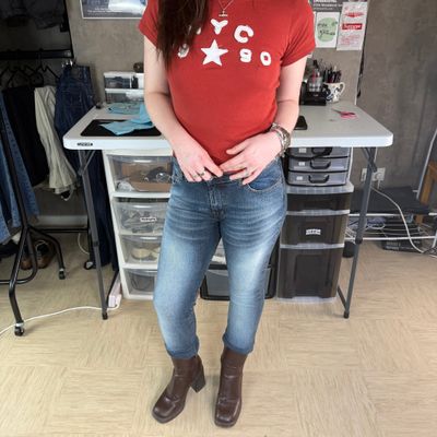Miss sixty 2000's super tommy denim straight leg jeans (M)