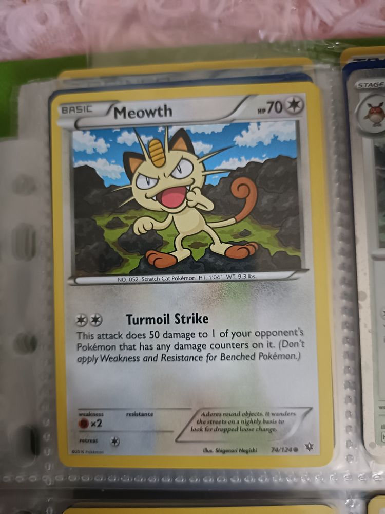 Pokémon Meowth Pokémon Trading Card product image