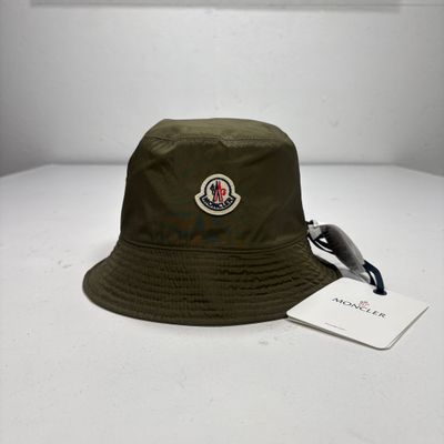 Moncler Reversible Bucket Hat Green Accessories