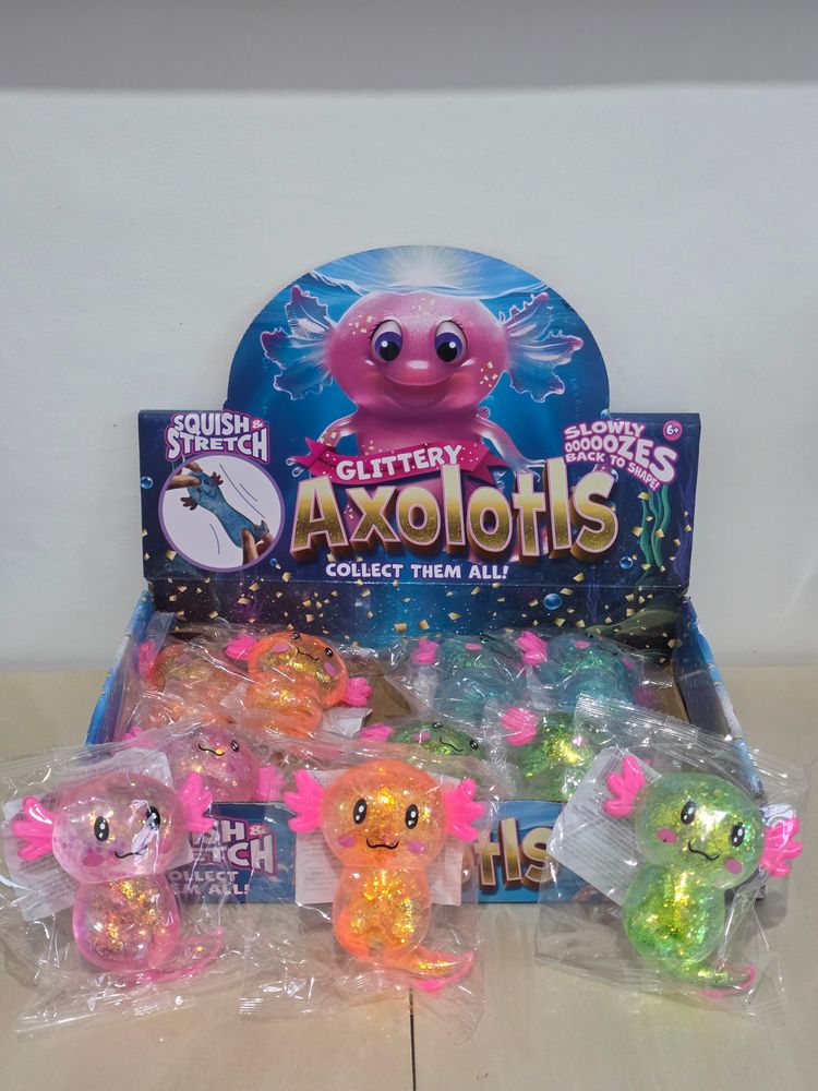 Glittery Axolotls Collectible Toys image 1
