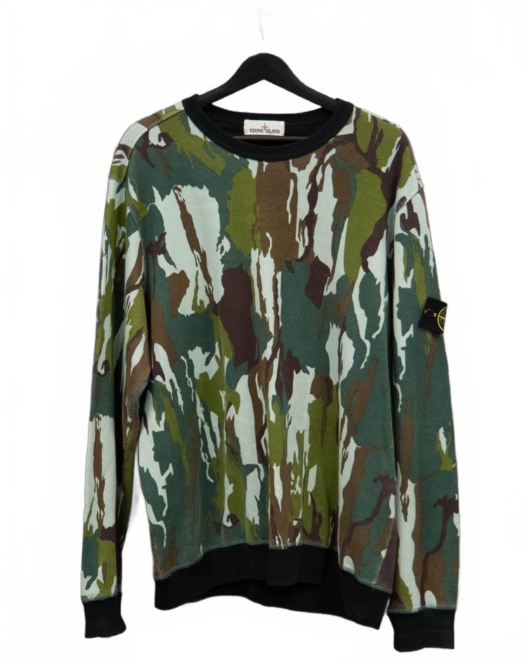 Stone Island Flowing Camo Sweater