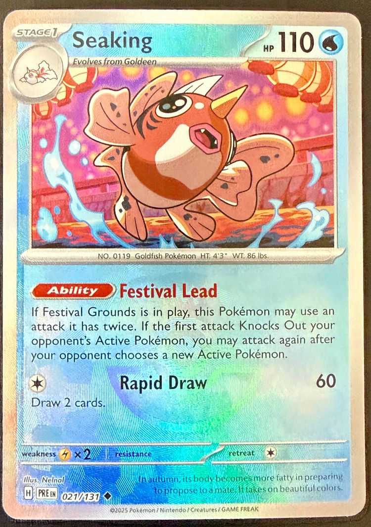 Pokémon Seaking Pokémon Card product image
