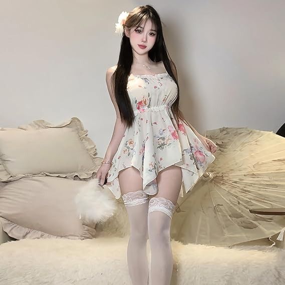 Floral Print Sleeveless Dress image 3