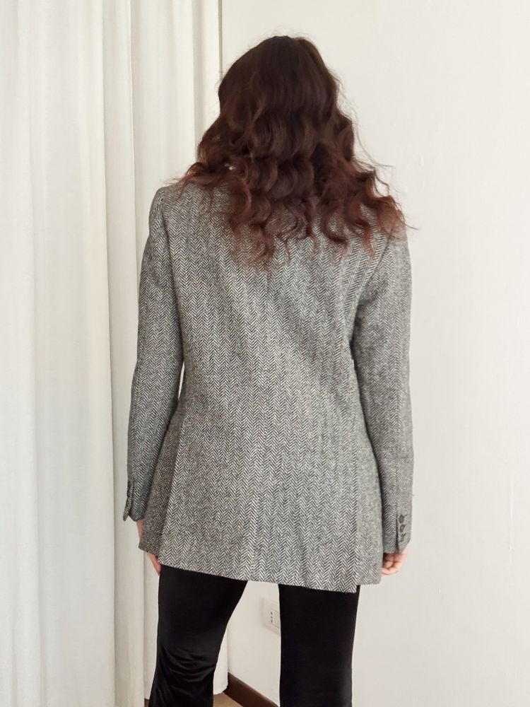 Blazer unisex spigato grigio 48 4