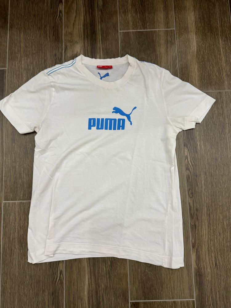 Puma Puma white T-shirt with blue logo product image