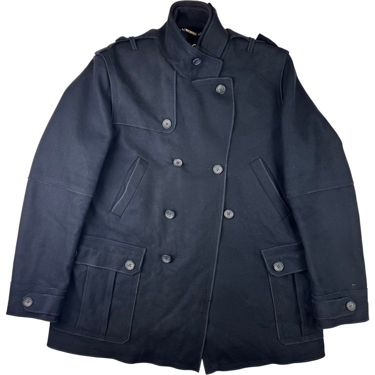 Dolce & Gabbana Double-Breasted Wool Peacoat Navy Rare image 1
