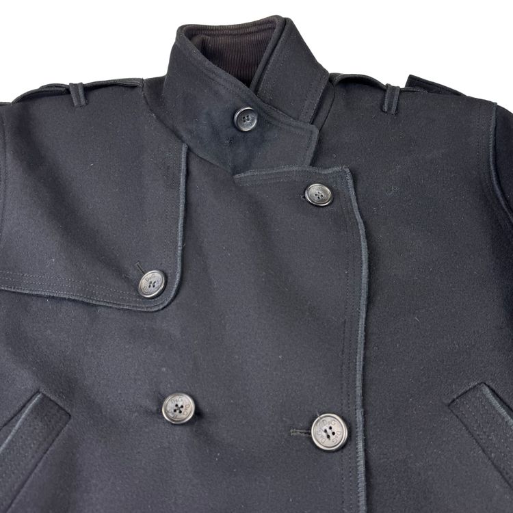Dolce & Gabbana Double-Breasted Wool Peacoat Navy Rare obraz 10
