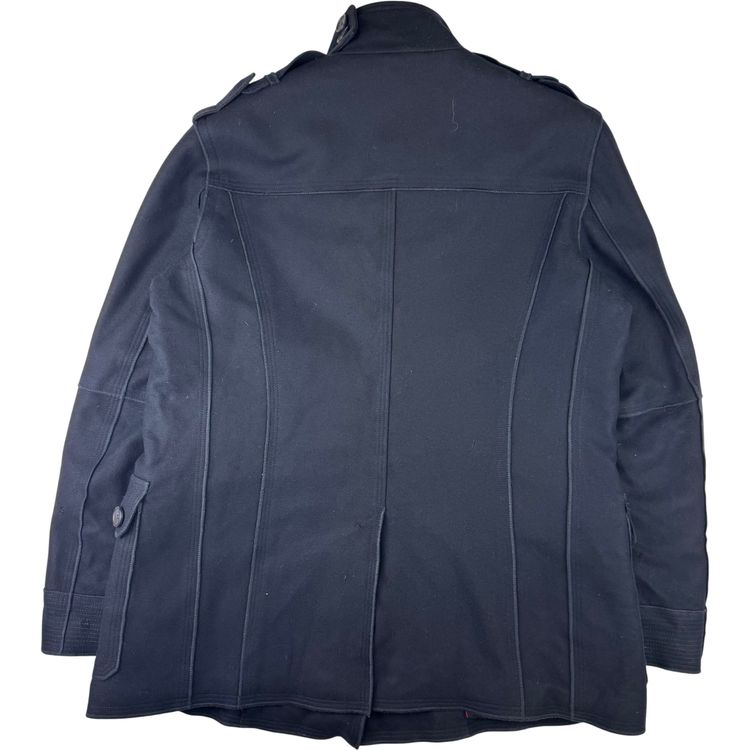 Dolce & Gabbana Double-Breasted Wool Peacoat Navy Rare obraz 9