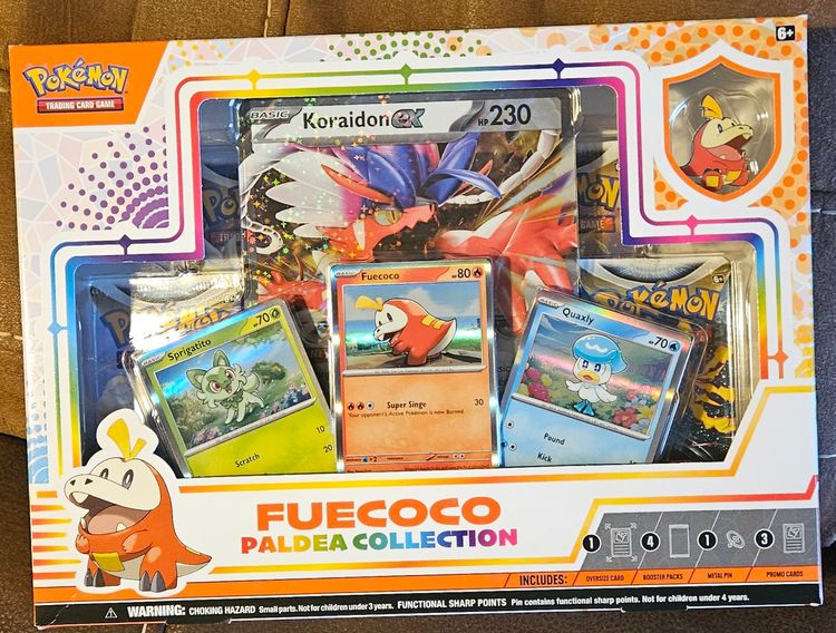 Immagine di Pokémon Trading Card Game Fuecoco Paldea Collection 1