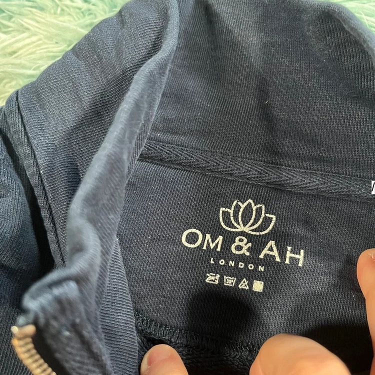 Navy Om & Ah 1/4 Zip Jumper - XXL 3