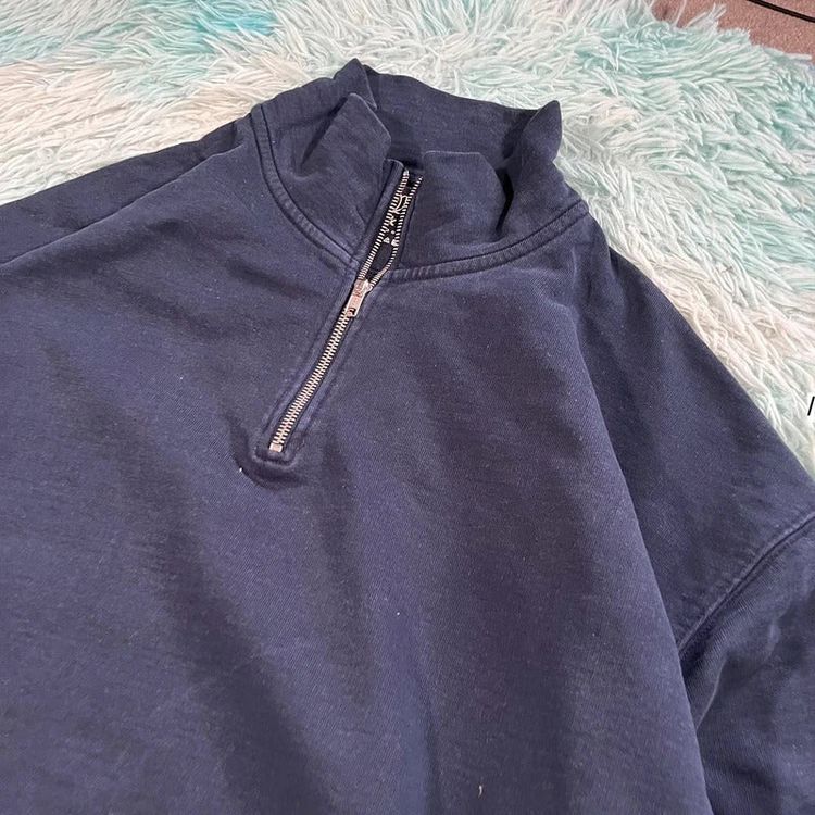 Navy Om & Ah 1/4 Zip Jumper - XXL 6