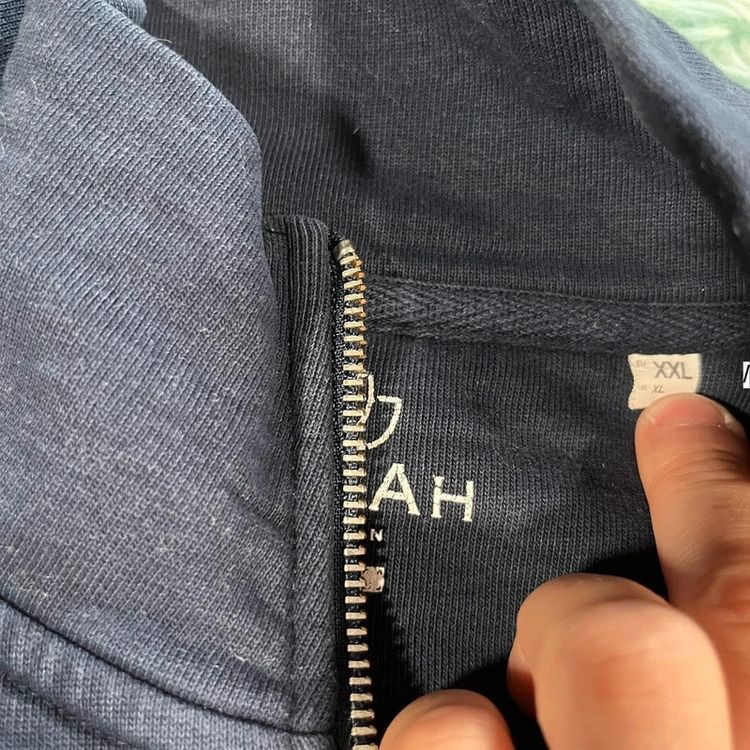 Navy Om & Ah 1/4 Zip Jumper - XXL 5