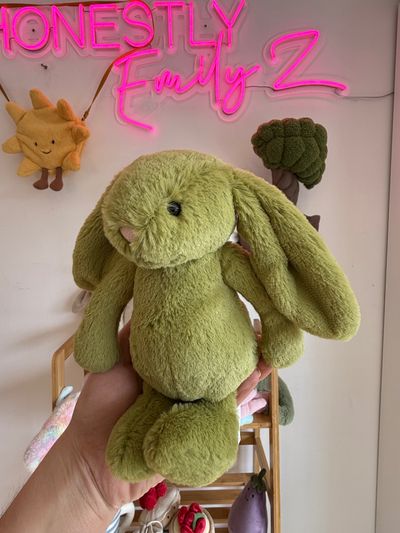 Moss Little Bashful Bunny jellycat (£85)