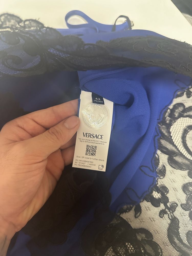 Versace Blue Camisole Top image 8