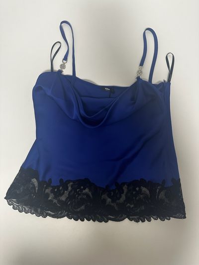 Versace Blue Camisole Top