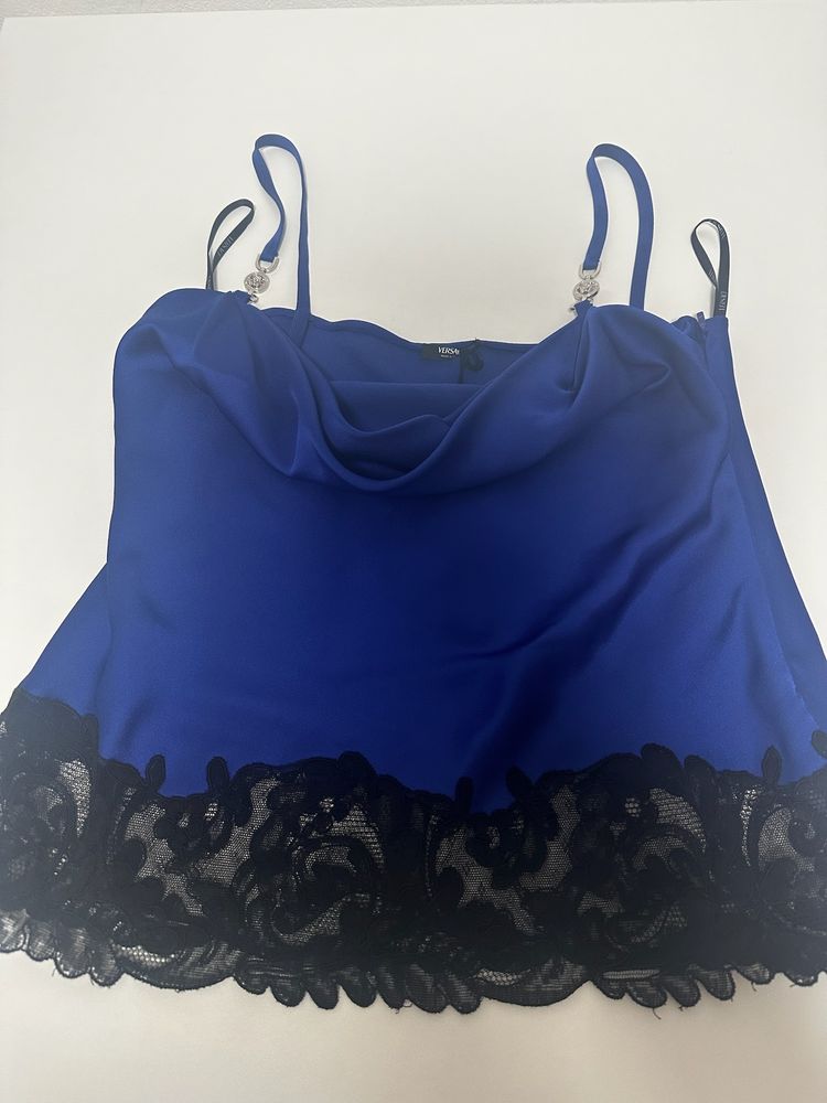Versace Blue Camisole Top image 4