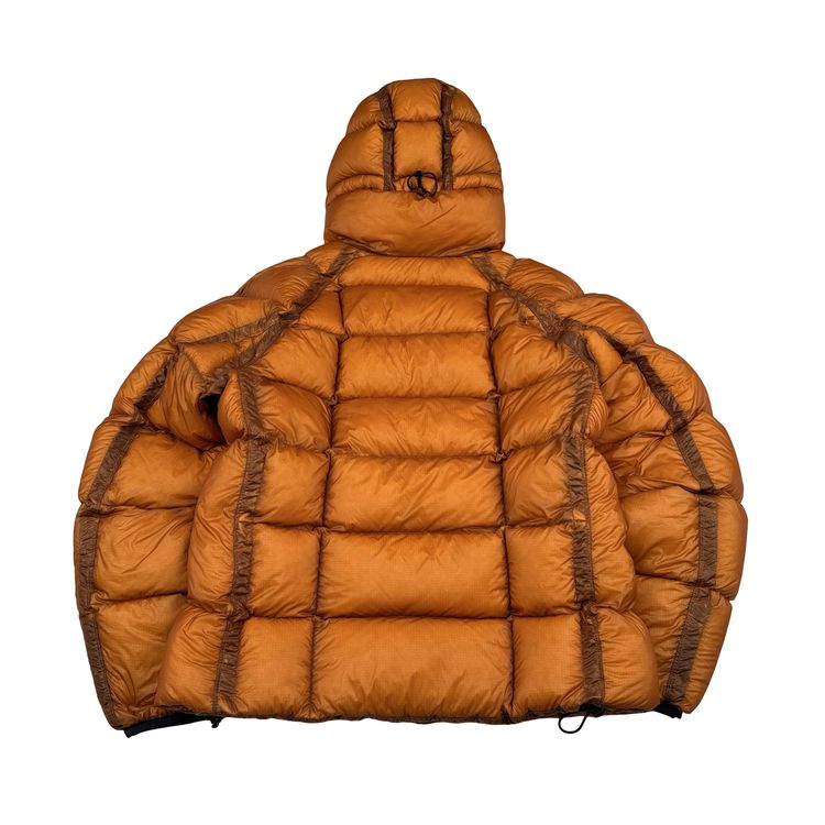 CP Company Orange Down Filled DD Shell Lens Viewer Puffer Jacket - Large image 4