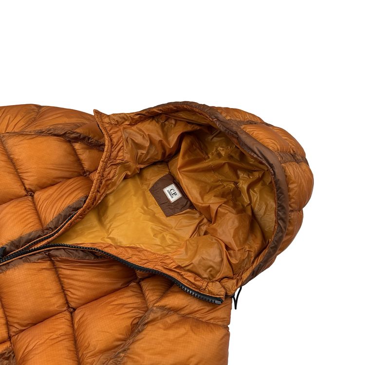 CP Company Orange Down Filled DD Shell Lens Viewer Puffer Jacket - Large image 7