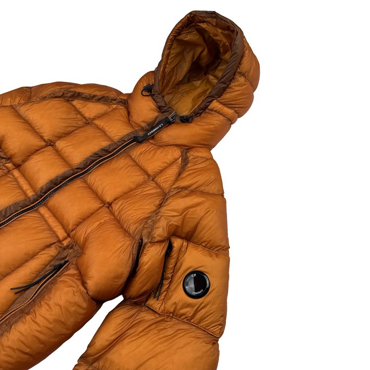 CP Company Orange Down Filled DD Shell Lens Viewer Puffer Jacket - Large image 3