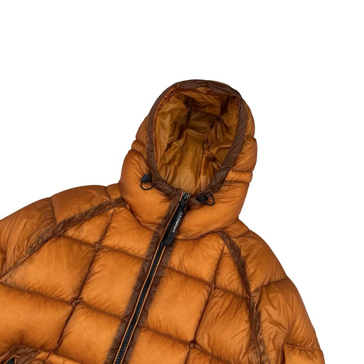 CP Company Orange Down Filled DD Shell Lens Viewer Puffer Jacket - Large image 8