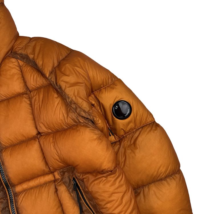 CP Company Orange Down Filled DD Shell Lens Viewer Puffer Jacket - Large image 9
