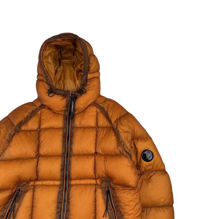 CP Company Orange Down Filled DD Shell Lens Viewer Puffer Jacket - Large image 5