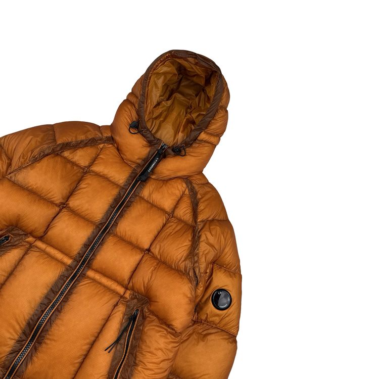 CP Company Orange Down Filled DD Shell Lens Viewer Puffer Jacket - Large image 10