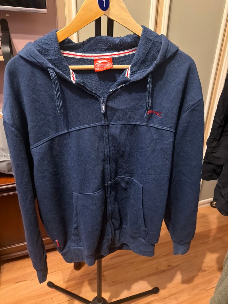 Slazenger Slazenger Navy Blue Zip-Up Hoodie product image