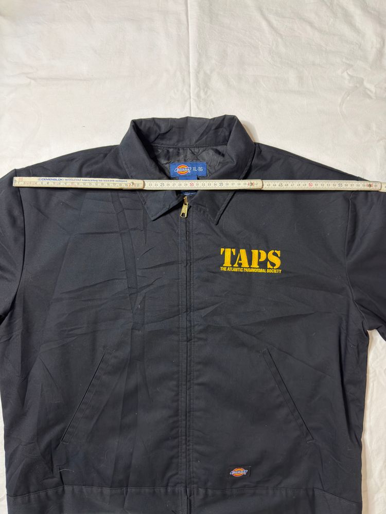 Dickies Black Zip-Up Jacket With Taps Logo obraz 2
