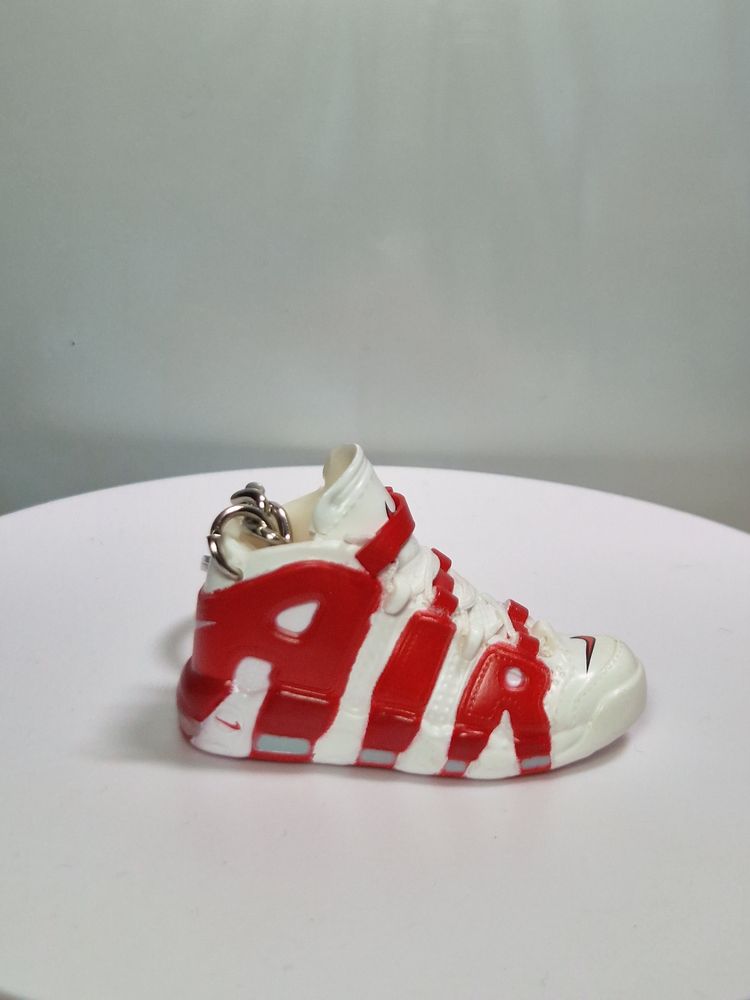 Red And White Sneaker Keychain