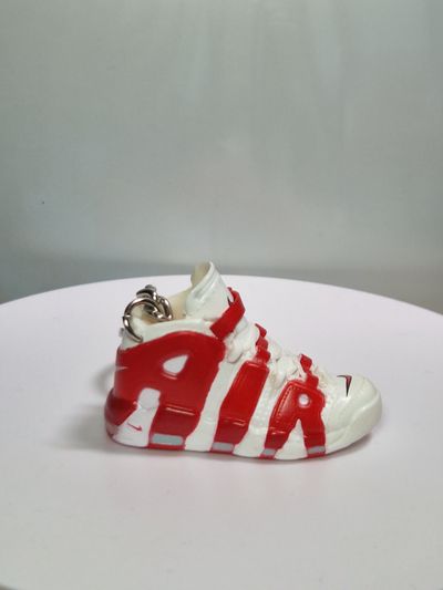 Red And White Sneaker Keychain