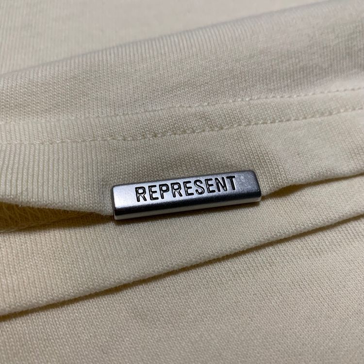 Represent Small Patron Of The Club Cream White Tee 2023 image 6