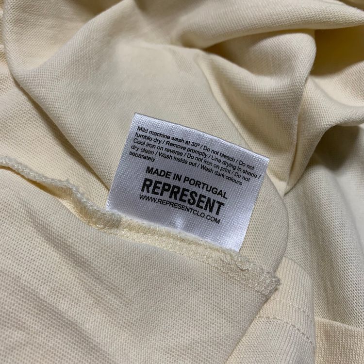 Represent Small Patron Of The Club Cream White Tee 2023 image 9
