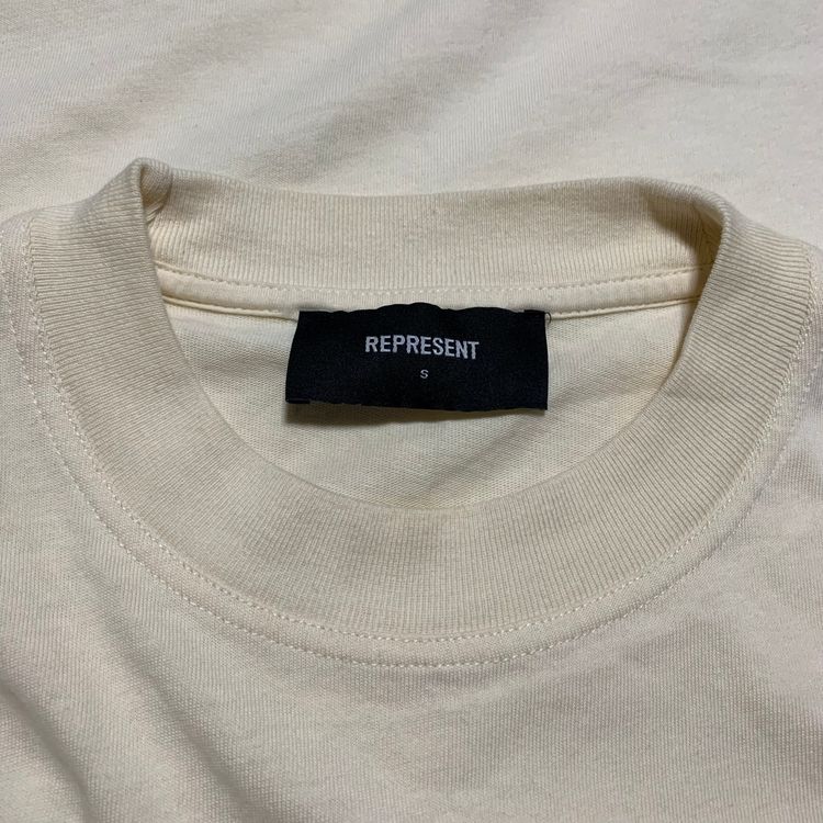 Represent Small Patron Of The Club Cream White Tee 2023 image 10