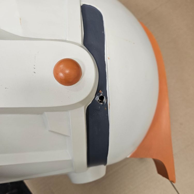 Star Wars Clone Trooper Commander Cody Phase 1 Resin Cosplay Helmet DAMAGED 7
