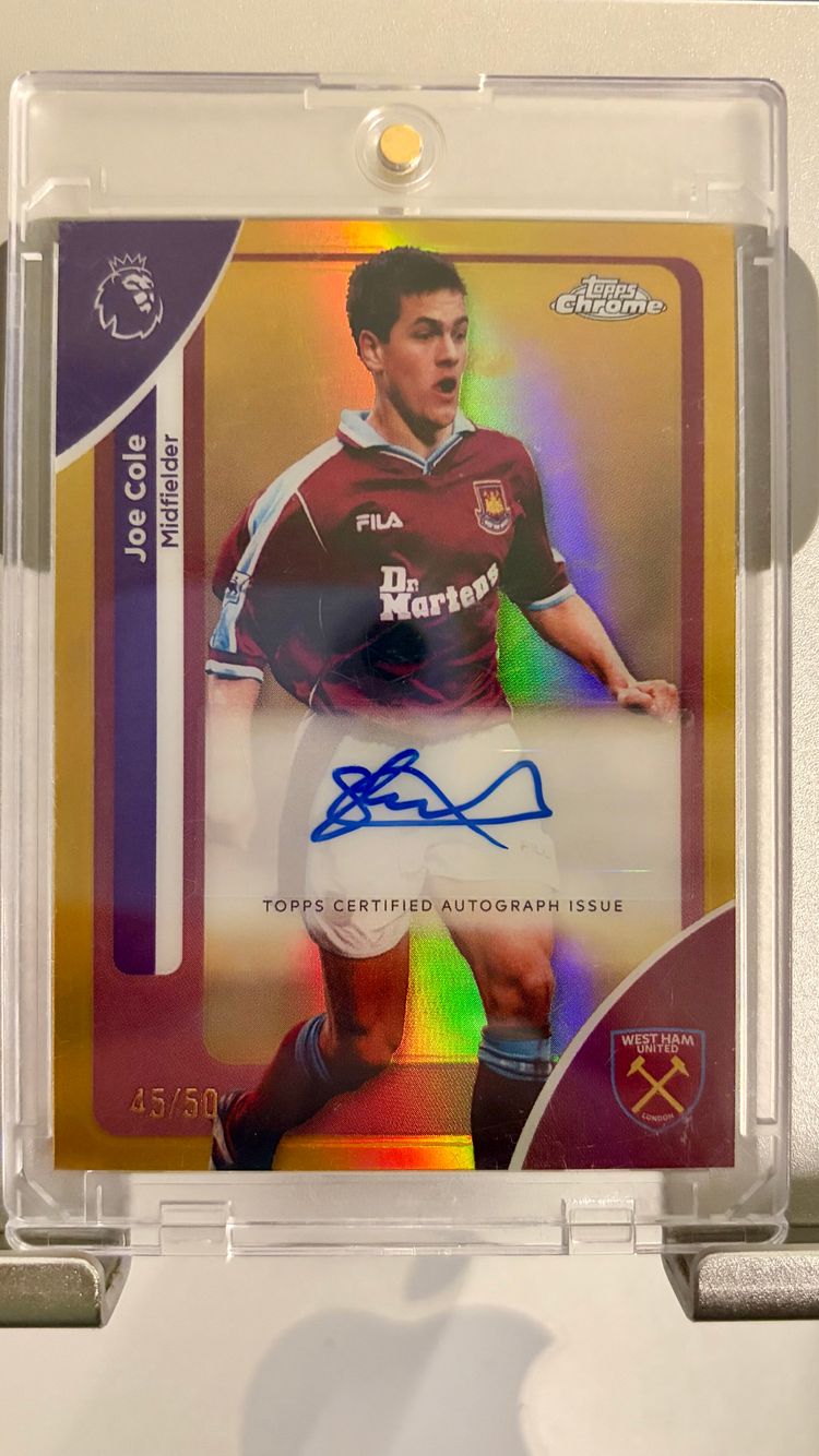 Joe Cole West Ham auto /50 imagen 1