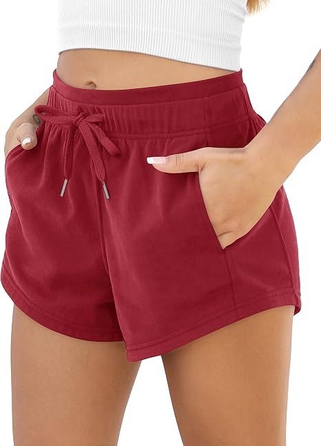 Red Casual Shorts image 2