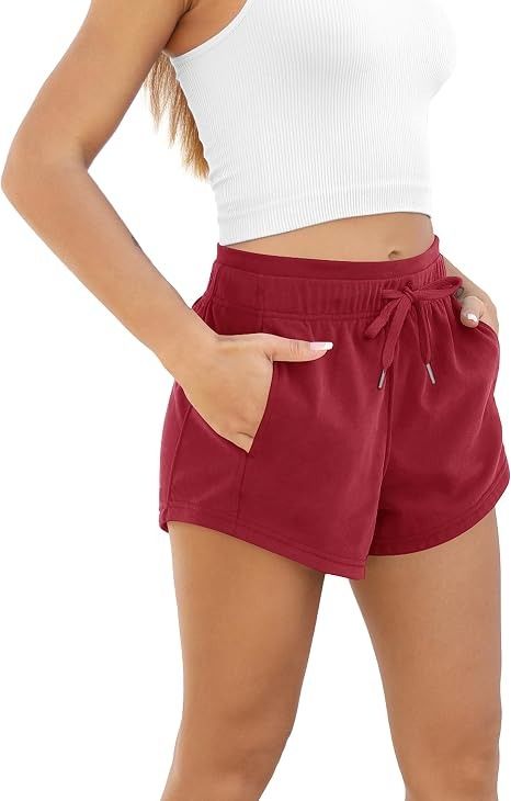 Red Casual Shorts image 3