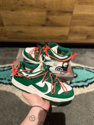 Nike Dunk Off-White “Pine Green” U.K. 9