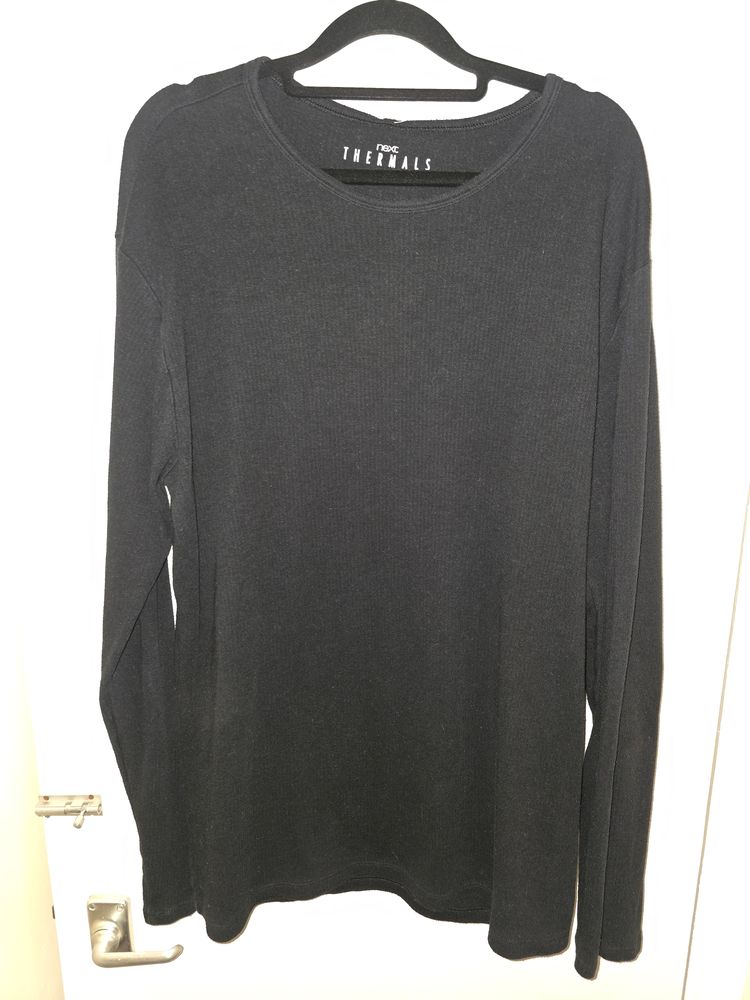 Next Next Black Long Sleeve Thermal Shirt product image