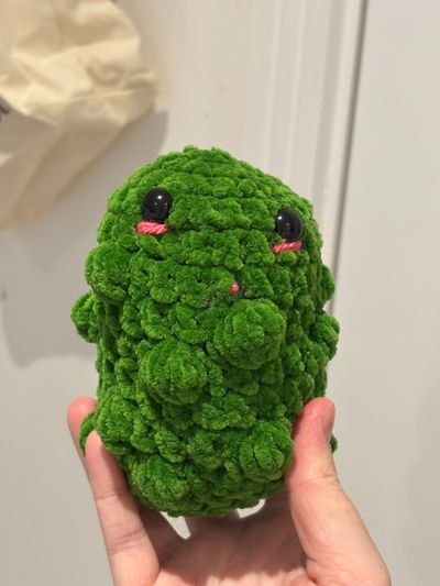 Green Plush pickle Toy