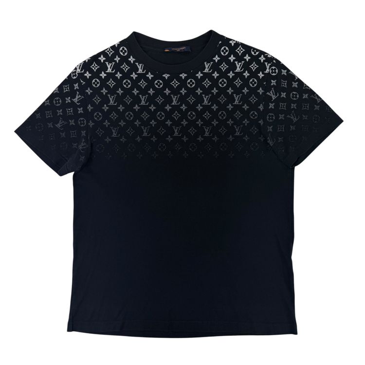 Louis Vuitton Men’s Navy Gradient T-shirt - Large
