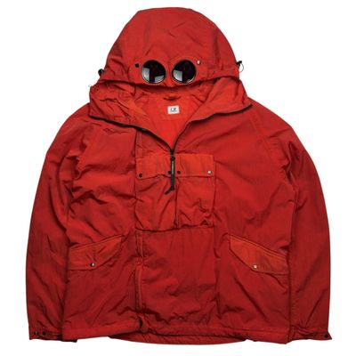 C.P. Company Chrome Re-Colour Goggle Jacket - Red