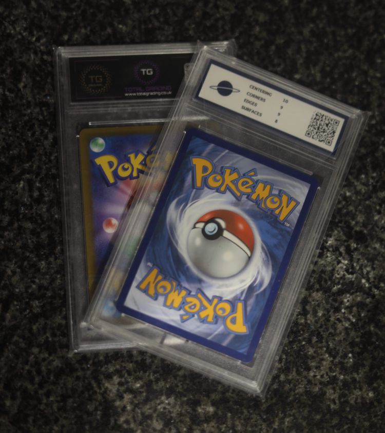 Pokémon Trading Card slabs 