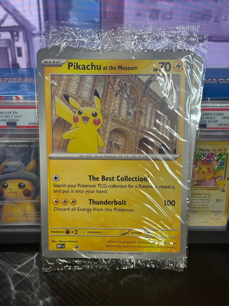Pikachu At The Museum Pokémon Card x1